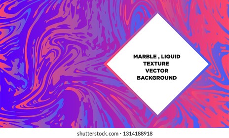 Mixture of acrylic paints. Liquid marble texture. Fluid art. Applicable for design cover, presentation, invitation, flyer, annual report, poster and business card, desing packaging - Vector