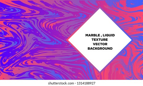 Mixture of acrylic paints. Liquid marble texture. Fluid art. Applicable for design cover, presentation, invitation, flyer, annual report, poster and business card, desing packaging - Vector
