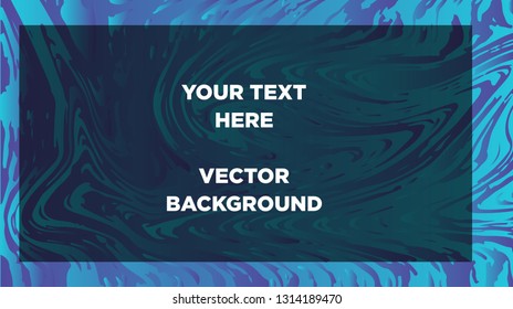 Mixture of acrylic paints. Liquid marble texture. Fluid art. Applicable for design cover, presentation, invitation, flyer, annual report, poster and business card, desing packaging - Vector
