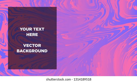 Mixture of acrylic paints. Liquid marble texture. Fluid art. Applicable for design cover, presentation, invitation, flyer, annual report, poster and business card, desing packaging - Vector