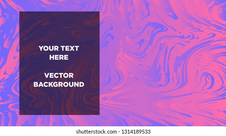 Mixture of acrylic paints. Liquid marble texture. Fluid art. Applicable for design cover, presentation, invitation, flyer, annual report, poster and business card, desing packaging - Vector