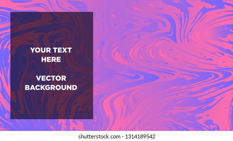 Mixture of acrylic paints. Liquid marble texture. Fluid art. Applicable for design cover, presentation, invitation, flyer, annual report, poster and business card, desing packaging - Vector