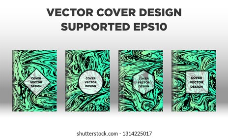 Mixture of acrylic paints. Liquid marble texture. Fluid art. Applicable for design cover, presentation, invitation, flyer, annual report, poster and business card, desing packaging - Vector