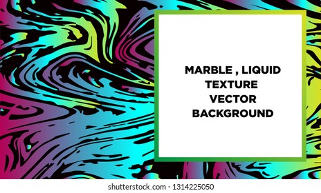 Mixture of acrylic paints. Liquid marble texture. Fluid art. Applicable for design cover, presentation, invitation, flyer, annual report, poster and business card, desing packaging - Vector