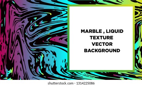 Mixture of acrylic paints. Liquid marble texture. Fluid art. Applicable for design cover, presentation, invitation, flyer, annual report, poster and business card, desing packaging - Vector
