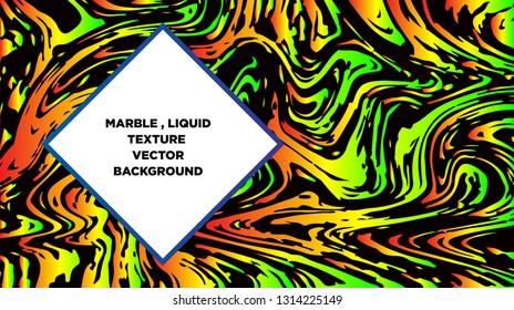 Mixture of acrylic paints. Liquid marble texture. Fluid art. Applicable for design cover, presentation, invitation, flyer, annual report, poster and business card, desing packaging - Vector