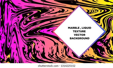 Mixture of acrylic paints. Liquid marble texture. Fluid art. Applicable for design cover, presentation, invitation, flyer, annual report, poster and business card, desing packaging - Vector