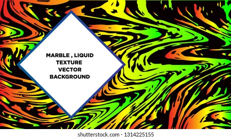 Mixture of acrylic paints. Liquid marble texture. Fluid art. Applicable for design cover, presentation, invitation, flyer, annual report, poster and business card, desing packaging - Vector