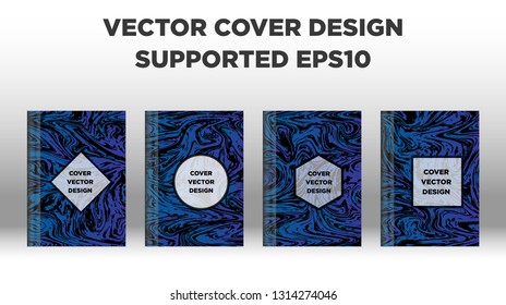 Mixture of acrylic paints. Liquid marble texture. Fluid art. Applicable for design cover, presentation, invitation, flyer, annual report, poster and business card, desing packaging - Vector