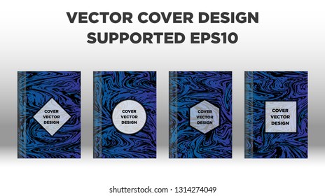 Mixture of acrylic paints. Liquid marble texture. Fluid art. Applicable for design cover, presentation, invitation, flyer, annual report, poster and business card, desing packaging - Vector