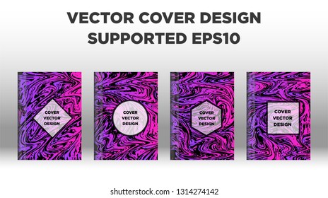 Mixture of acrylic paints. Liquid marble texture. Fluid art. Applicable for design cover, presentation, invitation, flyer, annual report, poster and business card, desing packaging - Vector