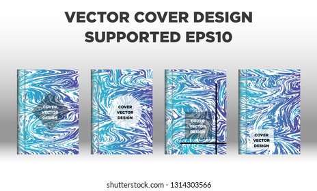 Mixture of acrylic paints. Liquid marble texture. Fluid art. Applicable for design cover, presentation, invitation, flyer, annual report, poster and business card, desing packaging - Vector