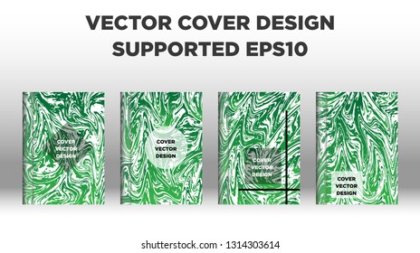 Mixture of acrylic paints. Liquid marble texture. Fluid art. Applicable for design cover, presentation, invitation, flyer, annual report, poster and business card, desing packaging - Vector