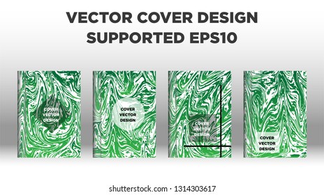 Mixture of acrylic paints. Liquid marble texture. Fluid art. Applicable for design cover, presentation, invitation, flyer, annual report, poster and business card, desing packaging - Vector