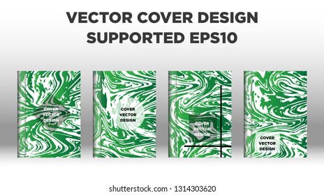 Mixture of acrylic paints. Liquid marble texture. Fluid art. Applicable for design cover, presentation, invitation, flyer, annual report, poster and business card, desing packaging - Vector