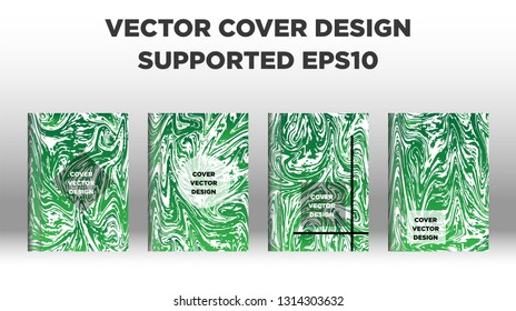 Mixture of acrylic paints. Liquid marble texture. Fluid art. Applicable for design cover, presentation, invitation, flyer, annual report, poster and business card, desing packaging - Vector