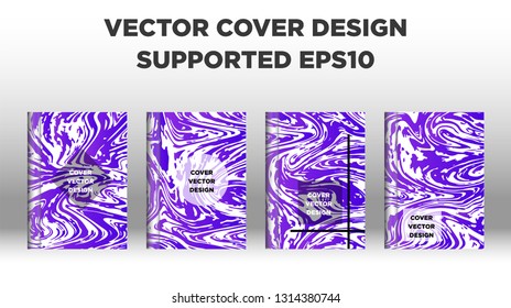 Mixture of acrylic paints. Liquid marble texture. Fluid art. Applicable for design cover, presentation, invitation, flyer, annual report, poster and business card, desing packaging - Vector