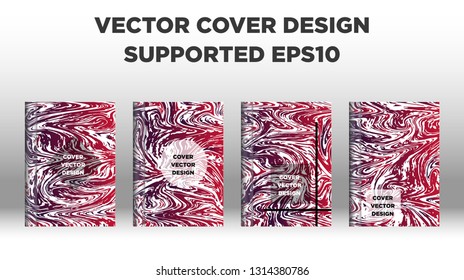 Mixture of acrylic paints. Liquid marble texture. Fluid art. Applicable for design cover, presentation, invitation, flyer, annual report, poster and business card, desing packaging - Vector