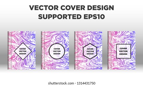 Mixture of acrylic paints. Liquid marble texture. Fluid art. Applicable for design cover, presentation, invitation, flyer, annual report, poster and business card, desing packaging - Vector