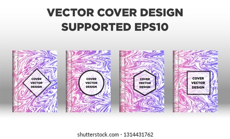 Mixture of acrylic paints. Liquid marble texture. Fluid art. Applicable for design cover, presentation, invitation, flyer, annual report, poster and business card, desing packaging - Vector