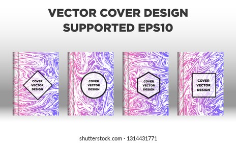 Mixture of acrylic paints. Liquid marble texture. Fluid art. Applicable for design cover, presentation, invitation, flyer, annual report, poster and business card, desing packaging - Vector