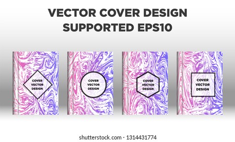 Mixture of acrylic paints. Liquid marble texture. Fluid art. Applicable for design cover, presentation, invitation, flyer, annual report, poster and business card, desing packaging - Vector
