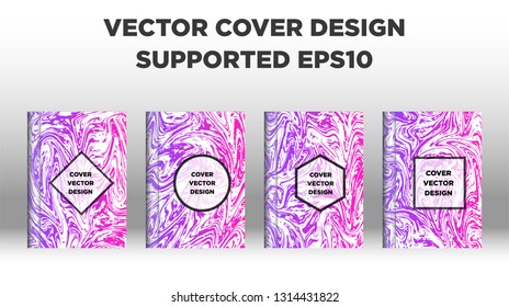 Mixture of acrylic paints. Liquid marble texture. Fluid art. Applicable for design cover, presentation, invitation, flyer, annual report, poster and business card, desing packaging - Vector