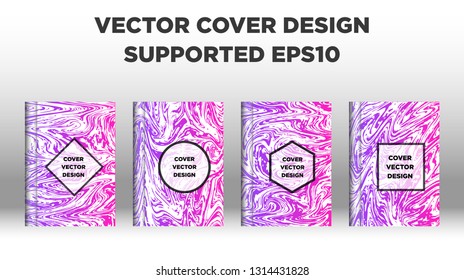 Mixture of acrylic paints. Liquid marble texture. Fluid art. Applicable for design cover, presentation, invitation, flyer, annual report, poster and business card, desing packaging - Vector