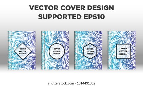 Mixture of acrylic paints. Liquid marble texture. Fluid art. Applicable for design cover, presentation, invitation, flyer, annual report, poster and business card, desing packaging - Vector