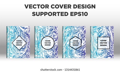 Mixture of acrylic paints. Liquid marble texture. Fluid art. Applicable for design cover, presentation, invitation, flyer, annual report, poster and business card, desing packaging - Vector