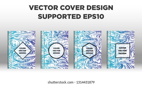 Mixture of acrylic paints. Liquid marble texture. Fluid art. Applicable for design cover, presentation, invitation, flyer, annual report, poster and business card, desing packaging - Vector