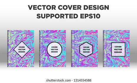 Mixture of acrylic paints. Liquid marble texture. Fluid art. Applicable for design cover, presentation, invitation, flyer, annual report, poster and business card, desing packaging - Vector
