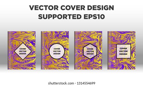 Mixture of acrylic paints. Liquid marble texture. Fluid art. Applicable for design cover, presentation, invitation, flyer, annual report, poster and business card, desing packaging - Vector