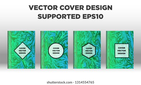 Mixture of acrylic paints. Liquid marble texture. Fluid art. Applicable for design cover, presentation, invitation, flyer, annual report, poster and business card, desing packaging - Vector
