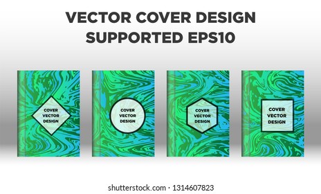 Mixture of acrylic paints. Liquid marble texture. Fluid art. Applicable for design cover, presentation, invitation, flyer, annual report, poster and business card, desing packaging - Vector