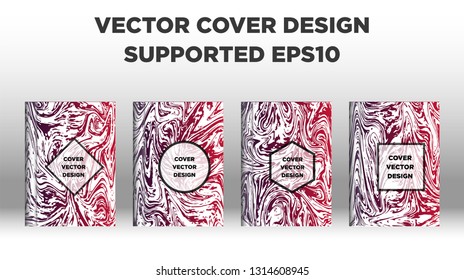 Mixture of acrylic paints. Liquid marble texture. Fluid art. Applicable for design cover, presentation, invitation, flyer, annual report, poster and business card, desing packaging - Vector