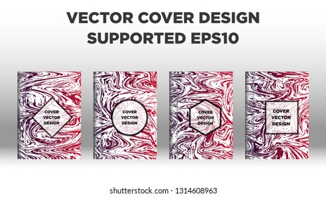 Mixture of acrylic paints. Liquid marble texture. Fluid art. Applicable for design cover, presentation, invitation, flyer, annual report, poster and business card, desing packaging - Vector