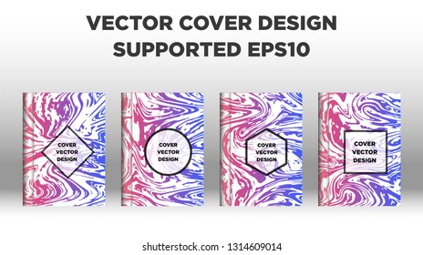 Mixture of acrylic paints. Liquid marble texture. Fluid art. Applicable for design cover, presentation, invitation, flyer, annual report, poster and business card, desing packaging - Vector