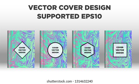 Mixture of acrylic paints. Liquid marble texture. Fluid art. Applicable for design cover, presentation, invitation, flyer, annual report, poster and business card, desing packaging - Vector