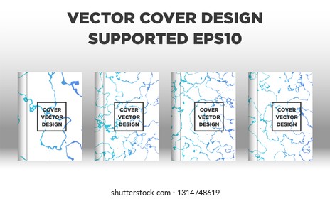 Mixture of acrylic paints. Liquid marble texture. Fluid art. Applicable for design cover, presentation, invitation, flyer, annual report, poster and business card, desing packaging - Vector
