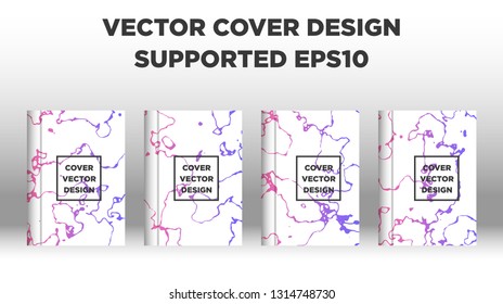 Mixture of acrylic paints. Liquid marble texture. Fluid art. Applicable for design cover, presentation, invitation, flyer, annual report, poster and business card, desing packaging - Vector