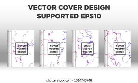 Mixture of acrylic paints. Liquid marble texture. Fluid art. Applicable for design cover, presentation, invitation, flyer, annual report, poster and business card, desing packaging - Vector