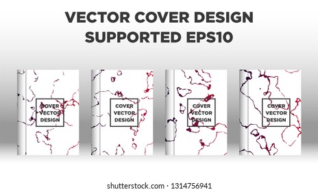 Mixture of acrylic paints. Liquid marble texture. Fluid art. Applicable for design cover, presentation, invitation, flyer, annual report, poster and business card, desing packaging - Vector