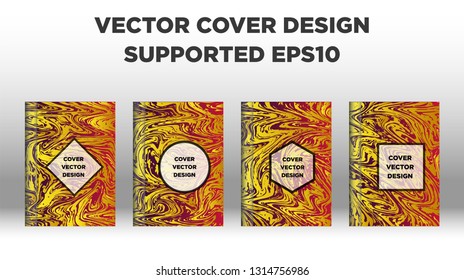 Mixture of acrylic paints. Liquid marble texture. Fluid art. Applicable for design cover, presentation, invitation, flyer, annual report, poster and business card, desing packaging - Vector