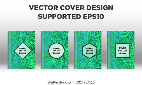 Mixture of acrylic paints. Liquid marble texture. Fluid art. Applicable for design cover, presentation, invitation, flyer, annual report, poster and business card, desing packaging - Vector