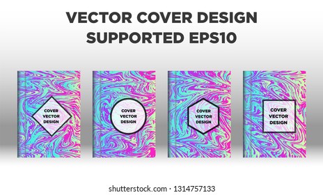 Mixture of acrylic paints. Liquid marble texture. Fluid art. Applicable for design cover, presentation, invitation, flyer, annual report, poster and business card, desing packaging - Vector