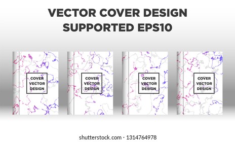 Mixture of acrylic paints. Liquid marble texture. Fluid art. Applicable for design cover, presentation, invitation, flyer, annual report, poster and business card, desing packaging - Vector