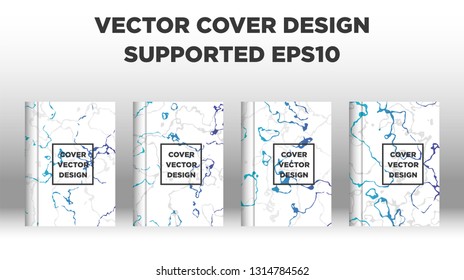 Mixture of acrylic paints. Liquid marble texture. Fluid art. Applicable for design cover, presentation, invitation, flyer, annual report, poster and business card, desing packaging - Vector