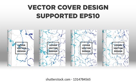 Mixture of acrylic paints. Liquid marble texture. Fluid art. Applicable for design cover, presentation, invitation, flyer, annual report, poster and business card, desing packaging - Vector