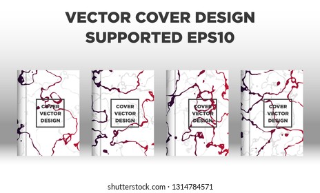 Mixture of acrylic paints. Liquid marble texture. Fluid art. Applicable for design cover, presentation, invitation, flyer, annual report, poster and business card, desing packaging - Vector